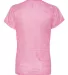 Badger Sportswear 4196 Blend Women's Short Sleeve  Pink back view