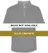 Badger Sportswear 4199 B-Core Short Sleeve 1/4 Zip Gold/ Graphite front view