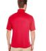 Badger Sportswear 4199 B-Core Short Sleeve 1/4 Zip in Red/ graphite back view
