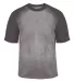 Badger Sportswear 4341 Pro Heather Sport T-Shirt Steel/ Graphite front view