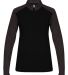 Badger Sportswear 4179 Women's Sport Tonal Blend Q Black/ Black Tonal Blend front view