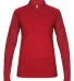 Badger Sportswear 4179 Women's Sport Tonal Blend Q Red/ Red Tonal Blend front view