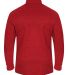 Badger Sportswear 2174 Youth Tonal Blend 1/4 Zip Red Tonal Blend back view
