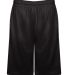 Badger Sportswear 4168 Tonal Blend Panel Shorts in Black/ black front view