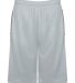 Badger Sportswear 4168 Tonal Blend Panel Shorts in Silver/ graphite front view
