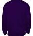 Badger Sportswear 1252 Pocket Crewneck Sweatshirt in Purple back view