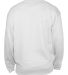 Badger Sportswear 1252 Pocket Crewneck Sweatshirt in White back view