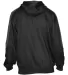 Badger Sportswear 1265 Saber Hooded Sweatshirt Black/ Charcoal back view