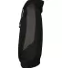 Badger Sportswear 1265 Saber Hooded Sweatshirt Black/ Charcoal side view