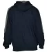 Badger Sportswear 1265 Saber Hooded Sweatshirt Navy/ Charcoal back view