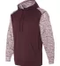 Badger Sportswear 1462 Sport Blend Performance Hoo Maroon/ Maroon Blend side view