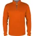 Badger Sportswear 2102 B-Core Youth Quarter-Zip Pu Burnt Orange/ Graphite front view