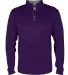 Badger Sportswear 2102 B-Core Youth Quarter-Zip Pu Purple/ Graphite front view