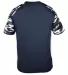 Badger Sportswear 2141 Camo Youth Sport T-Shirt Navy/ Navy Camo back view