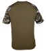Badger Sportswear 2141 Camo Youth Sport T-Shirt OD Green/ OD Green Camo back view