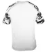 Badger Sportswear 2141 Camo Youth Sport T-Shirt White/ White Camo back view