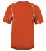 Badger Sportswear 2142 Static Youth Hook T-Shirt Burnt Orange/ Burnt Orange Static back view