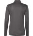 Badger Sportswear 4103 B-Core Women's Quarter-Zip in Graphite/ black back view