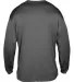 Badger Sportswear 4304 Pro Heather Long Sleeve T-S Carbon Heather back view