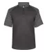 Badger Sportswear 4132 Sport Stripe Short Sleeve Q Graphite/ Graphite Striped front view
