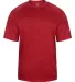 Badger Sportswear 2175 Tonal Blend Youth Tee Red Tonal Blend front view