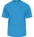 Badger Sportswear 2175 Tonal Blend Youth Tee Columbia Blue Tonal Blend front view