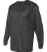 Badger Sportswear 4174 Tonal Blend L/S Tee Black Tonal Blend side view