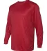 Badger Sportswear 4174 Tonal Blend L/S Tee Red Tonal Blend side view
