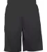 Badger Sportswear 4189 Digital Camo Panel Short Black/ Red front view