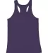 Badger Sportswear 4166 B-Core Women's Racerback Ta Purple front view