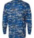 Badger Sportswear 4184 Digital Camo Long Sleeve T- in Royal digital back view