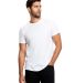 2400 US Blanks Adult Jersey Knit T-Shirt in White front view