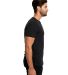 2400 US Blanks Adult Jersey Knit T-Shirt Black side view
