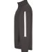 Badger Sportswear 1489 Sideline Fleece Quarter-Zip Graphite/ White side view