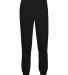 Badger Sportswear 2215 Youth Athletic Fleece Jogge Black front view