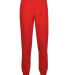 Badger Sportswear 1215 Athletic Fleece Jogger Pant in Red front view
