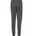 Badger Sportswear 1215 Athletic Fleece Jogger Pant in Charcoal back view