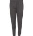 Badger Sportswear 1215 Athletic Fleece Jogger Pant Charcoal front view