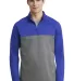 Nike AH6254  Therma-FIT 1/2-Zip Fleece Game Ry/D Gy H front view