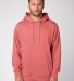 Cotton Heritage M2500 LIGHT PULLOVER HOODIE Island Red front view