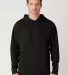 Cotton Heritage M2500 LIGHT PULLOVER HOODIE in Black front view