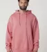 Cotton Heritage M2500 LIGHT PULLOVER HOODIE in Island red front view