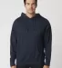 Cotton Heritage M2500 LIGHT PULLOVER HOODIE in Navy blazer front view