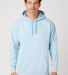 Cotton Heritage M2580 PREMIUM PULLOVER HOODIE in Sky blue front view