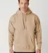 Cotton Heritage M2580 PREMIUM PULLOVER HOODIE in Khaki front view