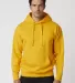 Cotton Heritage M2580 PREMIUM PULLOVER HOODIE in Team gold front view