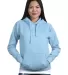 Cotton Heritage M2580 PREMIUM PULLOVER HOODIE in Sky blue front view