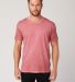 Cotton Heritage MC1042 Mens Oil Wash Tee Brick Red front view