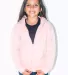 Cotton Heritage Y2560 PREMIUM YOUTH FULL-ZIP HOODI in Light pink front view