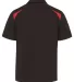 Dickies Workwear LS606 Men's 6 oz. Performance Tea BLACK/ ENG RED back view